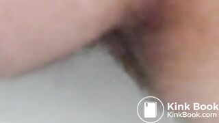 My friend Liza shitting in my toilet