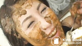 Japanese whore shitty facefuck