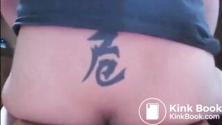 Hot ass babe shitting in the toilet