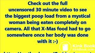 Mrs Claus Shit Eating Elf