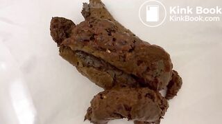 August Four Loads on Toilet Seat!