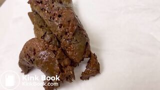 August Four Loads on Toilet Seat!