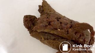 August Four Loads on Toilet Seat!