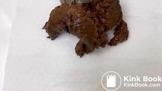 August Four Loads on Toilet Seat!