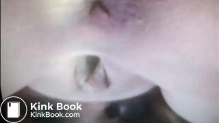 Blonde shit and piss closeup