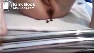 Girl shitting recording and masturbating
