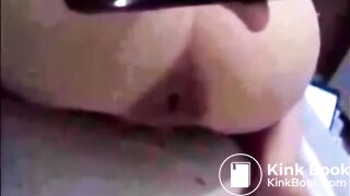 Girl shitting recording and masturbating