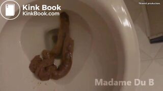 Big Ass Lady shits and talks about her Turd