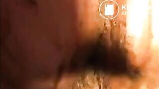 Girl shitting and smearing it all over her body