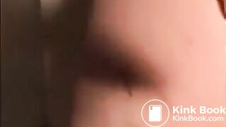 Girl shitting and smearing it all over her body