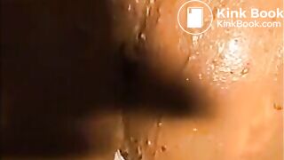 Girl shitting and smearing it all over her body