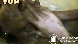 Asian-slut-HoneyBee-eating-a-shitload-of-scat