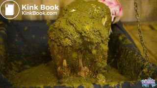 Enjoying my shower in cowshit