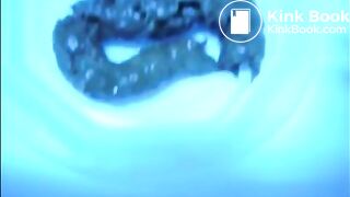 Hot milf shit and piss in the bathtube