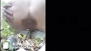 Huge poop load in the forest