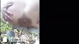 Huge poop load in the forest