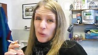 Big shit from a skinny girl