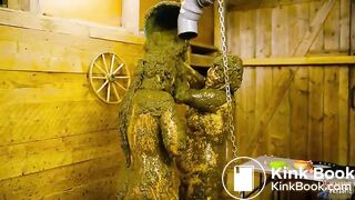 Nights out with Betty and Lyndra - showered with cowshit