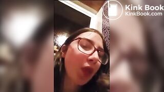 teen-girl-eating-her-shit