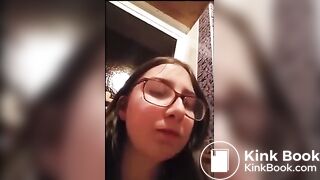 teen-girl-eating-her-shit