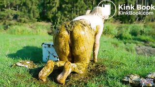 Collecting Cow Dung - Playing with cowshit on the cow pasture