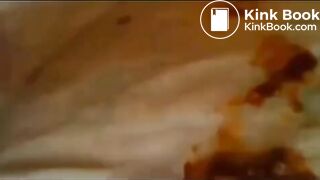 hot-brunette-scat-eating