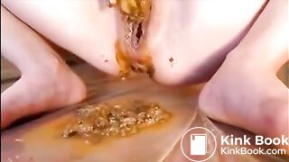 Girl masturbating with diarrhea