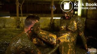 Dirty Nylon Fun in cowshit