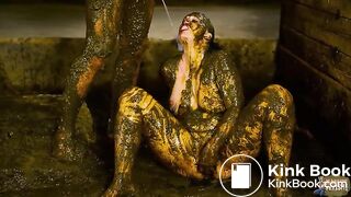 Dirty Nylon Fun in cowshit