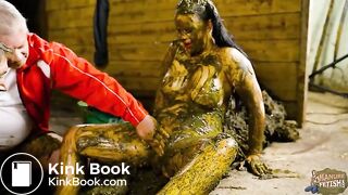 Manure Sports Cheerleader Warmup in Cowshit