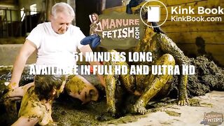 Manure Sports Cheerleader Warmup in Cowshit