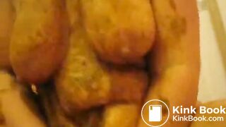 Extremely hot scat fuck