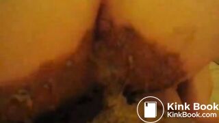 Extremely hot scat fuck