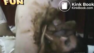 Asian-slut-HoneyBee-licks-a-dirty-asshole-and-cock