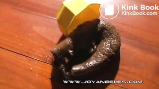 Close up view of sweet sticky poop