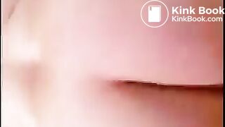 Woman shitting diharrea closeup