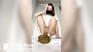 AT - Filling her socks with warm poop