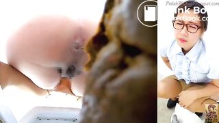Constipated Waifu (Minami) Pooping 2