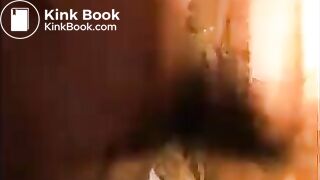Girl shitting and smearing it all over her body