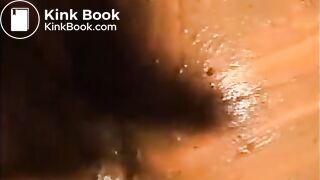 Girl shitting and smearing it all over her body