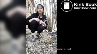 Nice steaming dump outside