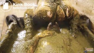 Lyndra and Franky double pleasure in cowshit