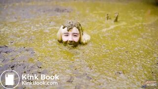 Lyndra Lynns Manure Pool swimming in cowshit