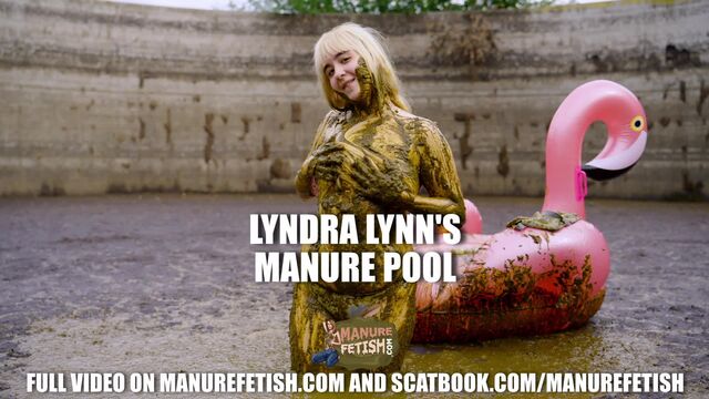Lyndra Lynns Manure Pool swimming in cowshit