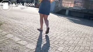 D-S shitting in front of restaurant