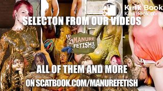 Girls in cowshit and scat - manurefetish scatbook