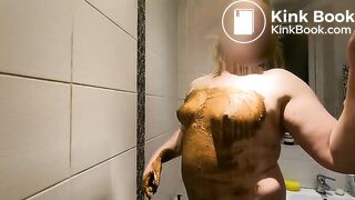 Shitting in the bath then showering afterwards