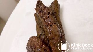 August Four Loads on Toilet Seat!