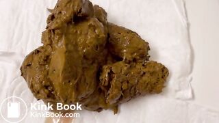 August Four Loads on Toilet Seat!