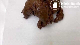 August Four Loads on Toilet Seat!